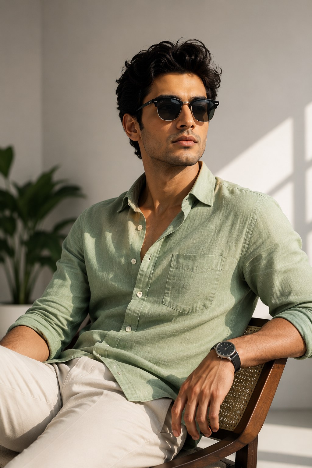 Linen and resort shirts